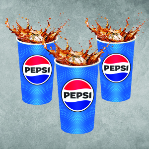Pepsi 16oz 3 cups