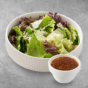 Healthy Salad with Sesame Soy Dressing